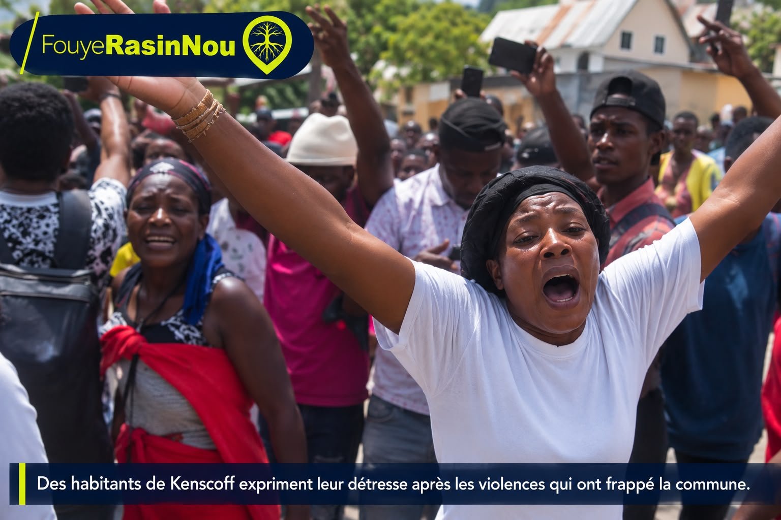 Des habitants de Kenscoff expriment leur détresse après les violences qui ont frappé la commune.